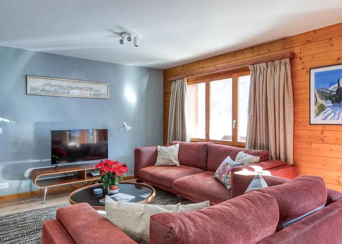 Magical Setting Exclusive Mountain Views Apartman Champéry